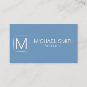Cerulean frost colour background business card