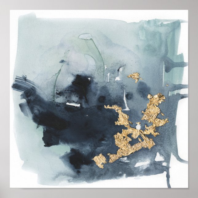 Cerulean & Gold Poster (Front)