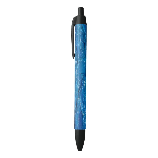 Cerulean Rhapsody Black Ink Pen (Top (Vertical))