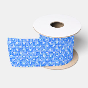 Cerulean Scales Decorative Ribbon Satin Ribbon