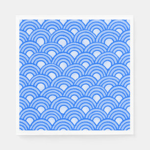 Cerulean Scales Paper Napkin