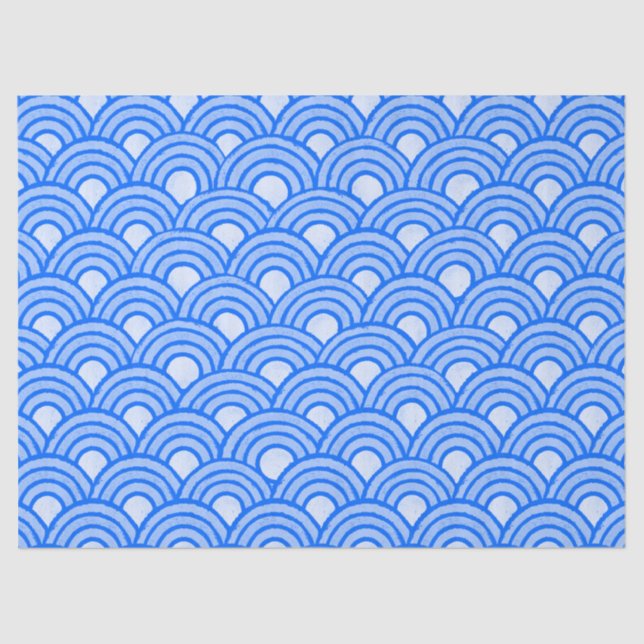 Cerulean Scales Tissue Paper (Front)