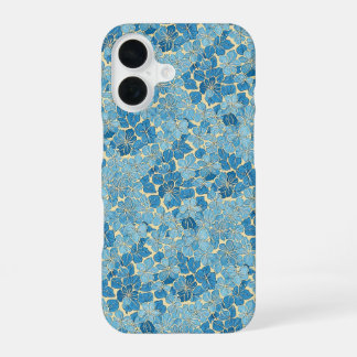 Cerulean vintage flowers pattern cover