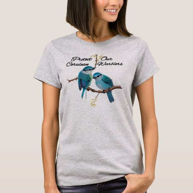 Cerulean Warbler T-Shirt (Front)