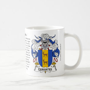 Cervantes, the Origin, the Meaning and the Crest M Coffee Mug
