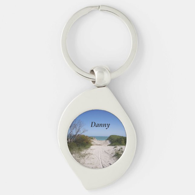 Cervantes WA  Metal Key Ring (Front)
