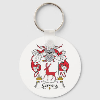 Cervera Family Crest Key Ring
