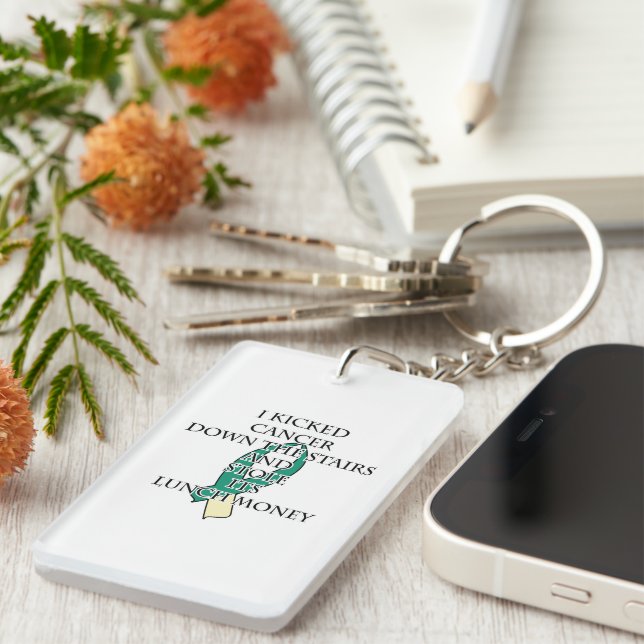 Cervical Cancer Bully  Key Ring (Front Right)