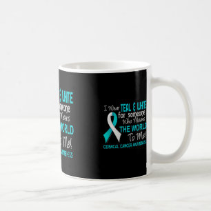 Cervical Cancer For Someone Who Means World To Me Coffee Mug