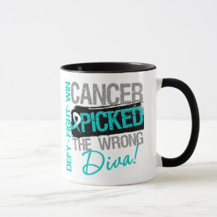 Cervical Cancer Picked The Wrong Diva Mug
