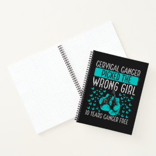 Cervical Cancer Picked The Wrong Girl Notebook