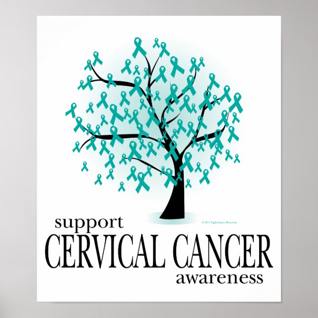 Cervical Cancer Tree Poster (Front)