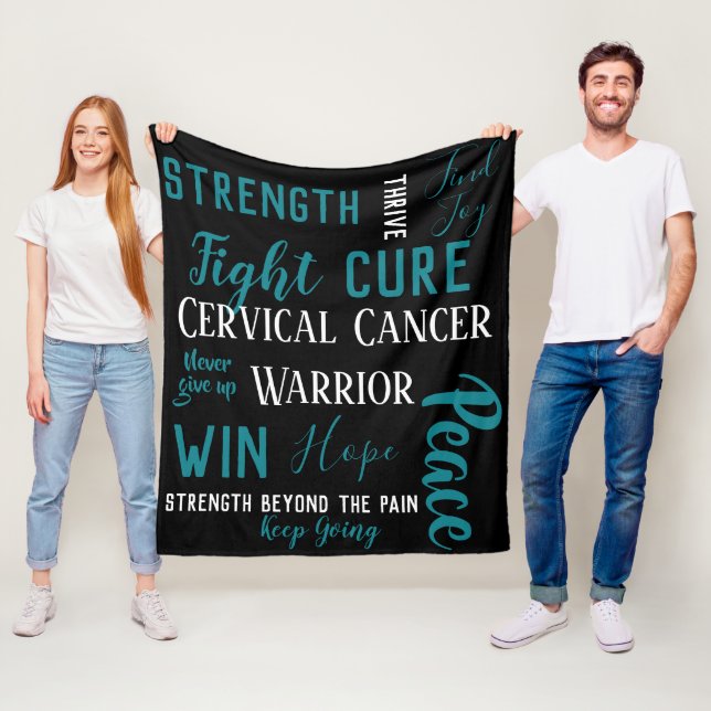 Cervical Cancer Warrior blanket (In Situ)