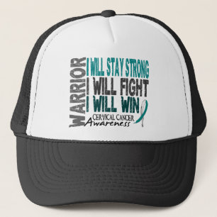 Cervical Cancer Warrior Trucker Hat
