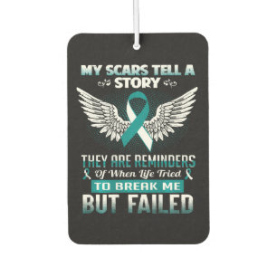Cervical Cancer Women Car Air Freshener