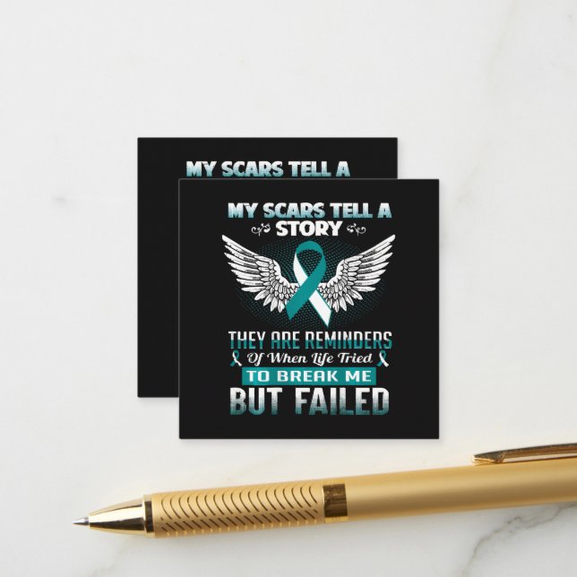 Cervical Cancer Women Enclosure Card (Front/Back In Situ)