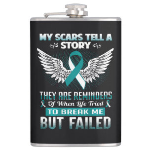Cervical Cancer Women Hip Flask