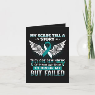 Cervical Cancer Women Holiday Card