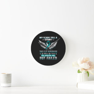 Cervical Cancer Women Round Clock