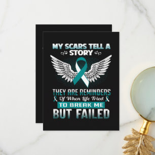 Cervical Cancer Women Thank You Card