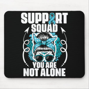 Cervical Suprt Squad - Ovarian Cancer Teal Mouse Pad