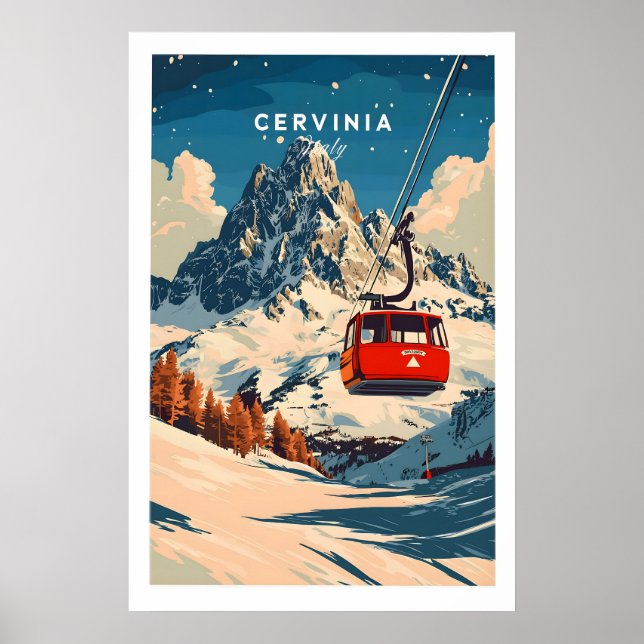 Cervinia Ski Print 1 (Front)