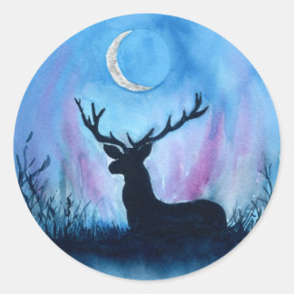 Ceryneian Hind Classic Round Sticker