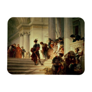 Cesare Borgia leaving the Vatican Magnet