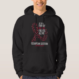 Cesarean Section Awareness Month Butterflies Burgu Hoodie