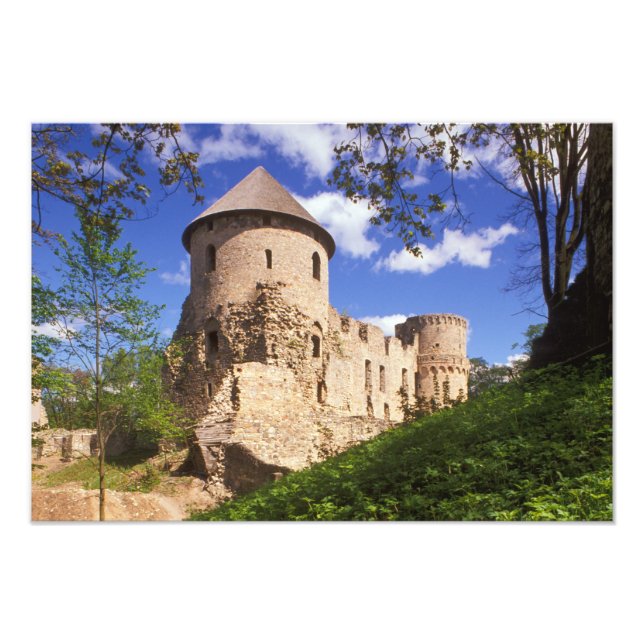 Cesis Castle in central Latvia. Photo Print (Front)