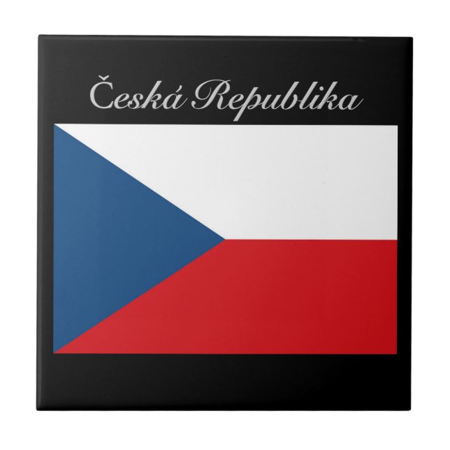 Česká republika vlajka tile (Front)