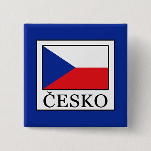 Česko 15 Cm Square Badge