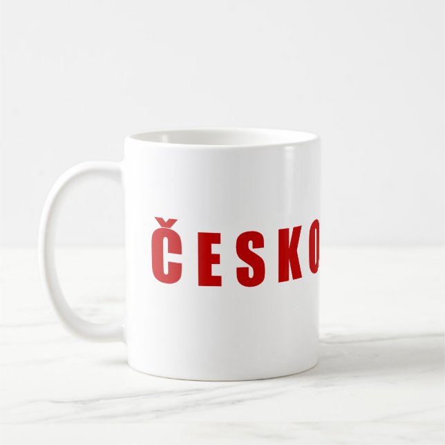 Cesko Czech Republic Coffee Mug (Left)