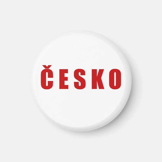 Cesko Czech Republic Magnet (Front)