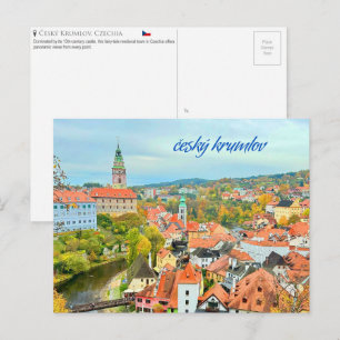 Český Krumlov, Czechia Postcard