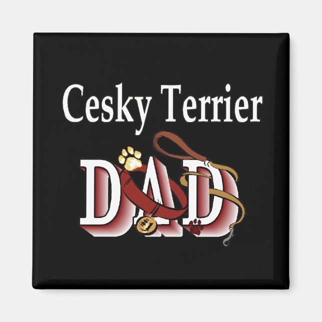 Cesky Terrier DAD Magnet (Front)
