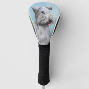Cesky Terrier Painting - Cute Original Dog Art Golf Head Cover