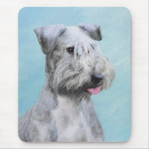 Cesky Terrier Painting - Cute Original Dog Art Mouse Pad