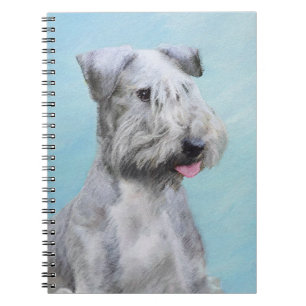 Cesky Terrier Painting - Cute Original Dog Art Notebook