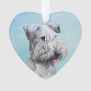 Cesky Terrier Painting - Cute Original Dog Art Ornament