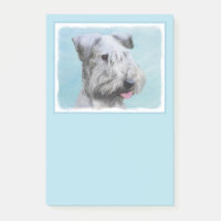 Cesky Terrier Painting - Cute Original Dog Art