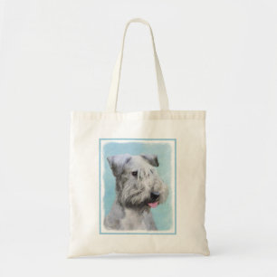Cesky Terrier Painting - Cute Original Dog Art Tote Bag
