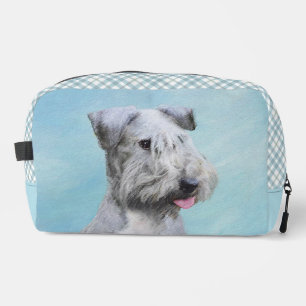 Cesky Terrier Painting Cute Original Pet Dog Art Dopp Kit