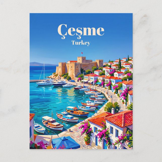 Çeşme Turkey Postcard (Front)