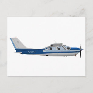 Cessna 177RG Cardinal 395395 Postcard