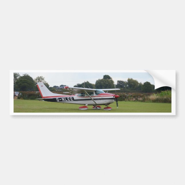 Cessna 182Q Bumper Sticker (Front)