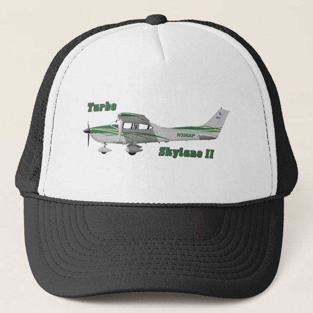 Cessna 182T Turbo Skylane II 396396T Trucker Hat (Front)