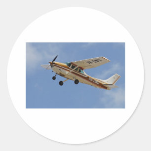Cessna Classic Round Sticker