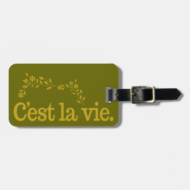 C'est La Vie custom tag (Front Horizontal)