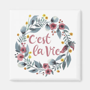 C'est La Vie French Magnet